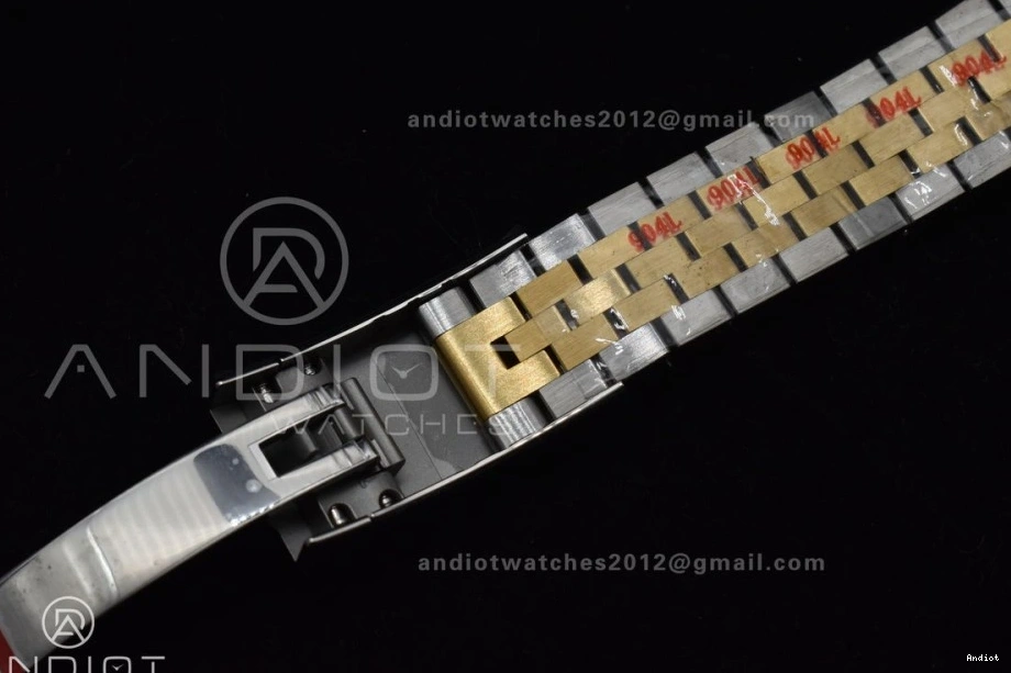 SS VR3235 DateJust Steel Clean Edition YG 41 Bracelet Black 1:1 126333 Stick on Dial Best 904L Jubilee 0425